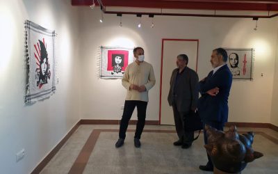 بازدید مدیرکل دفتر هنرهای تجسمی از موزه هنرهای معاصر فلسطین